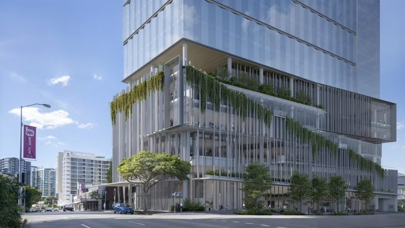 895 Ann Street facade screening and balustrades, Brisbane