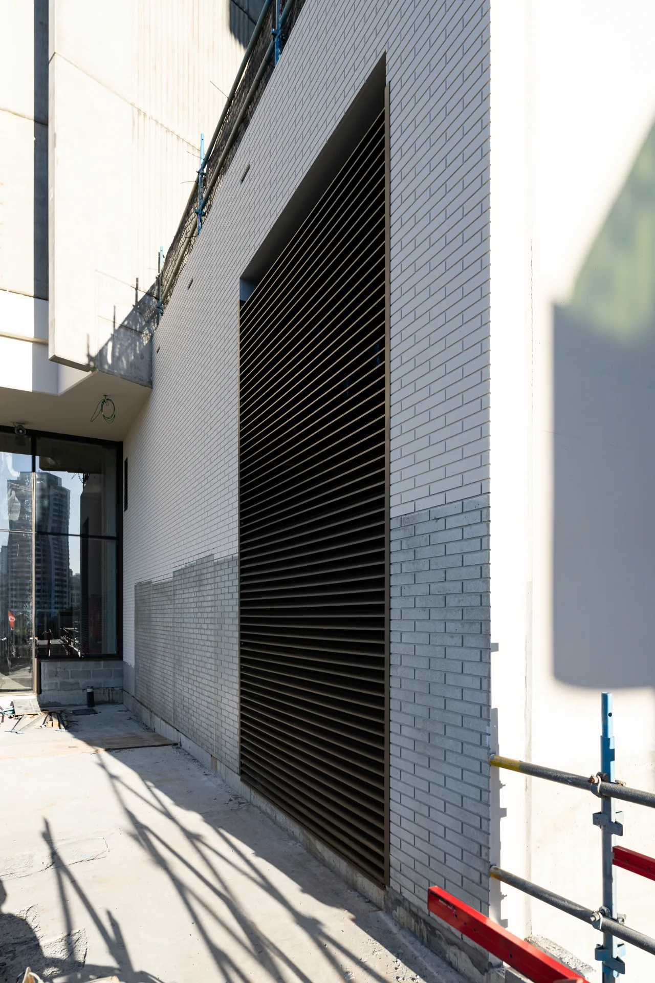 Thor louvre facade at 50 Quay Street, Brisbane